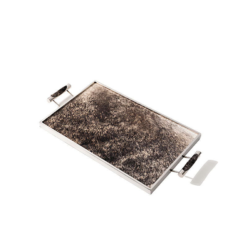 Horsehair-lined Rectangular Decorative Tray - image 3