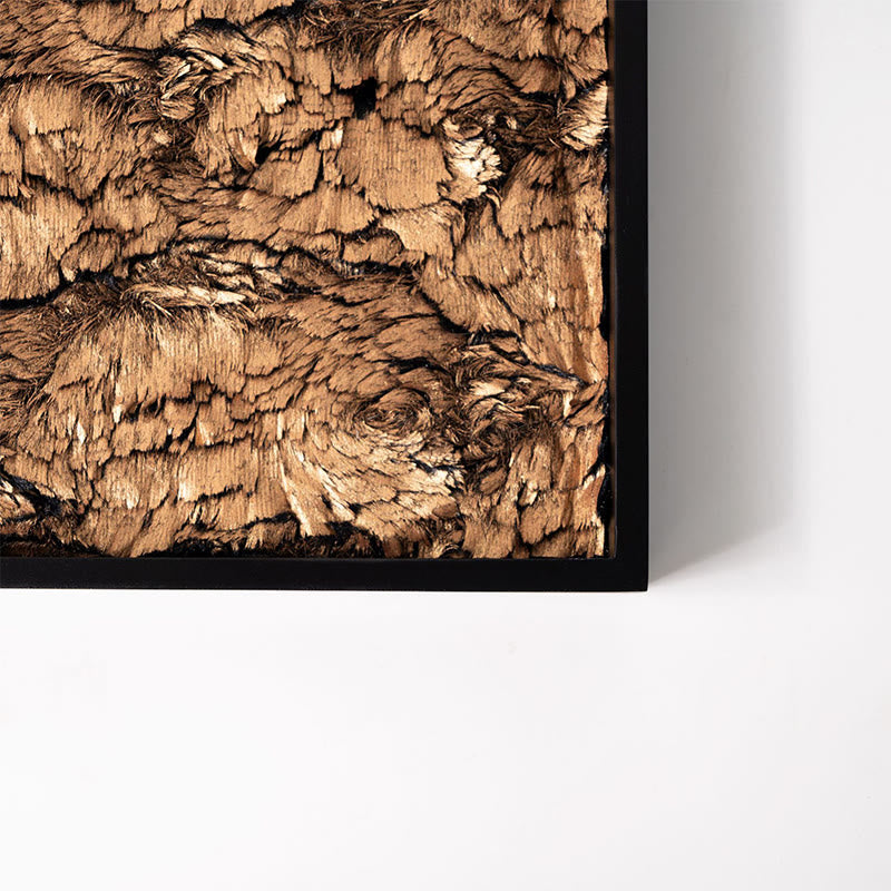 Geometric Leather-lined Decorative Tray - image 3