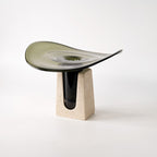 Decorative Glass Pedestal Tray - image 1
