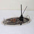 Double-handled  Premium Pedestal Tray  - black - image 0