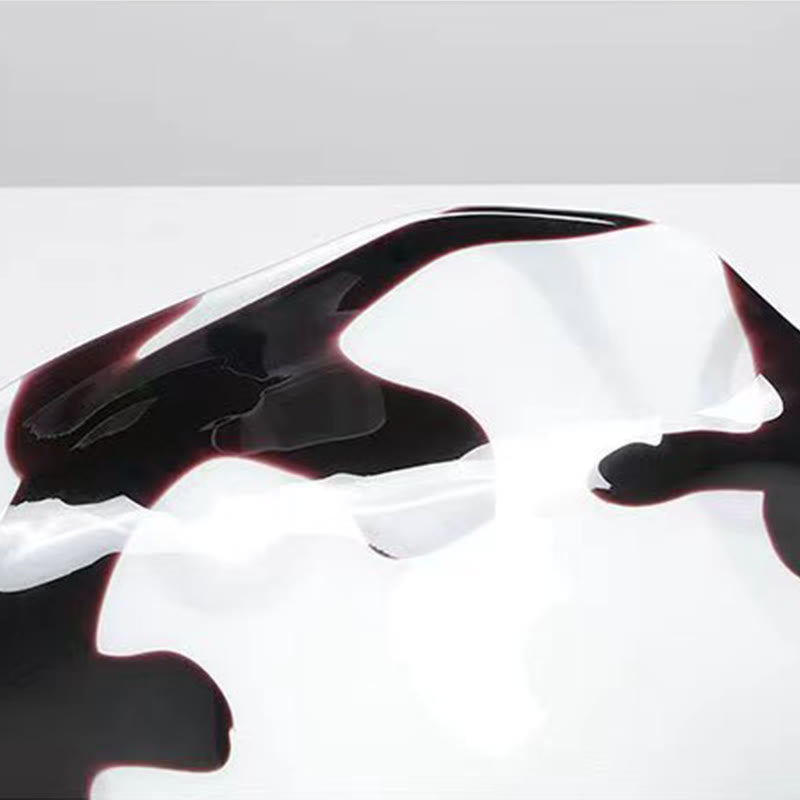 Handcrafted Abstract Glass Tray - image 5