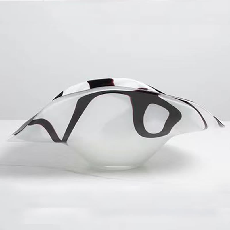 Handcrafted Abstract Glass Tray - image 2