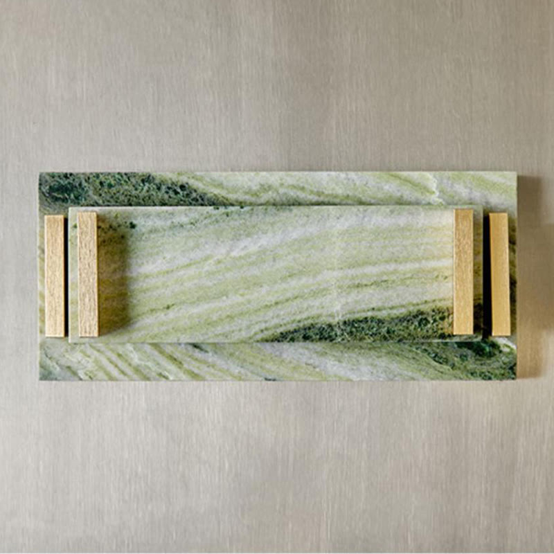 Natural Green Marble Artistic Tray - image 10