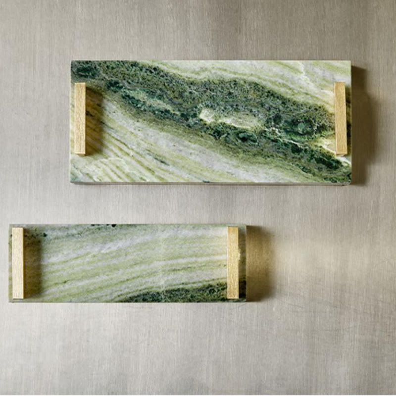 Natural Green Marble Artistic Tray - image 5