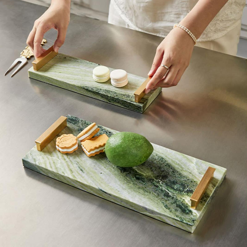 Natural Green Marble Artistic Tray - image 7