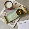 Natural Green Marble Artistic Tray - image 0