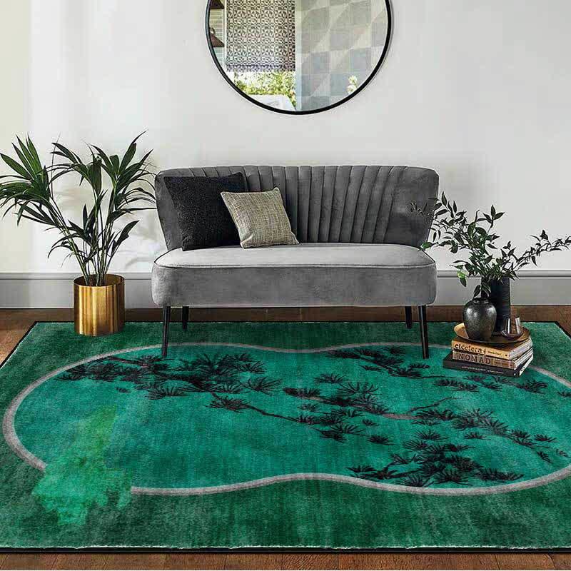 Retro Pine Tree Foldable Area Rug - 60" x 96" - image 0