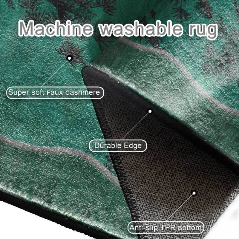 Retro Pine Tree Foldable Area Rug - image 5