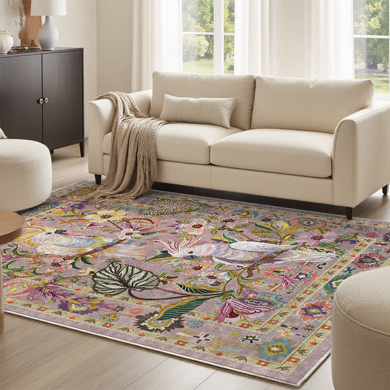 Pastoral Soft Non-Slip Foldable Area Rug - image 4