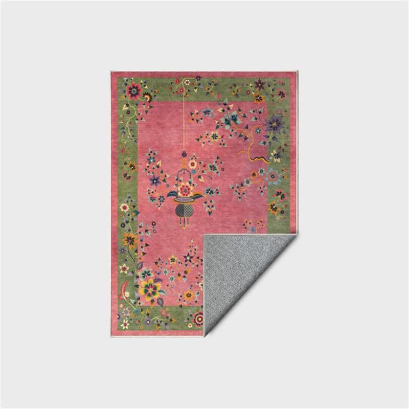 Classical Flowers Non-Slip Soft Area Rug - image 3