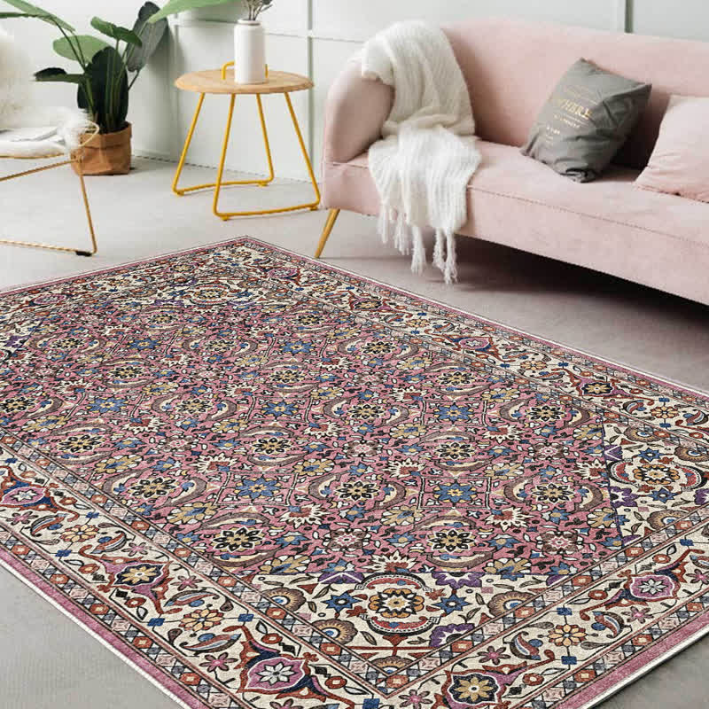 Anti-slip Retro Soft Persian Style Area Rug - image 3