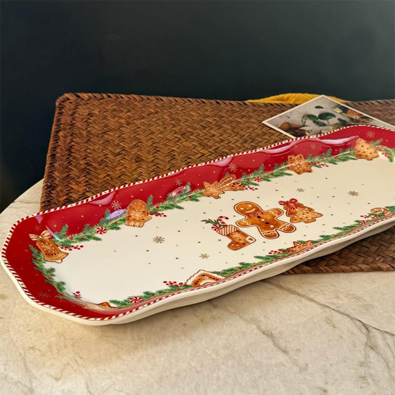 Christmas Gingerbread Man Decorative Dinner Plate - image 3