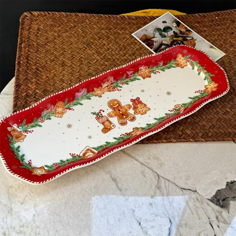 Christmas Gingerbread Man Decorative Dinner Plate - image 2