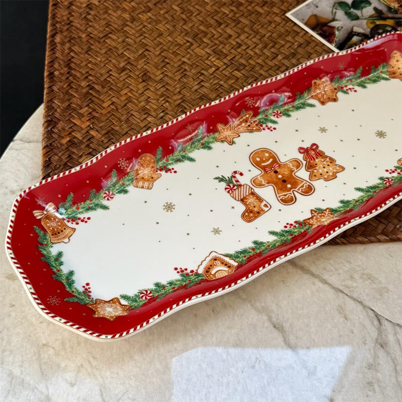 Christmas Gingerbread Man Decorative Dinner Plate - image 4