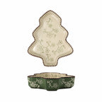 Artistic Beauty Underglaze Christmas Tree Plate - image 6