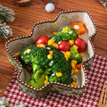 Artistic Beauty Underglaze Christmas Tree Plate - Green - image 0