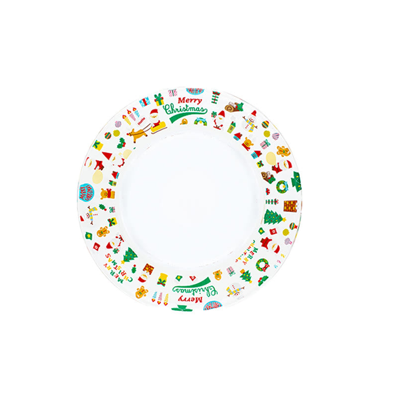Adorable Christmas Decorative Glass Plate - image 5