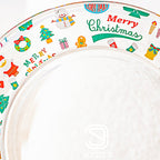 Adorable Christmas Decorative Glass Plate - image 6