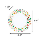 Adorable Christmas Decorative Glass Plate - image 7