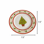 Christmas Tree Decorative Wreath Plate - image 4