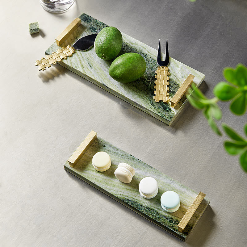 Natural Green Marble Artistic Tray - image 6