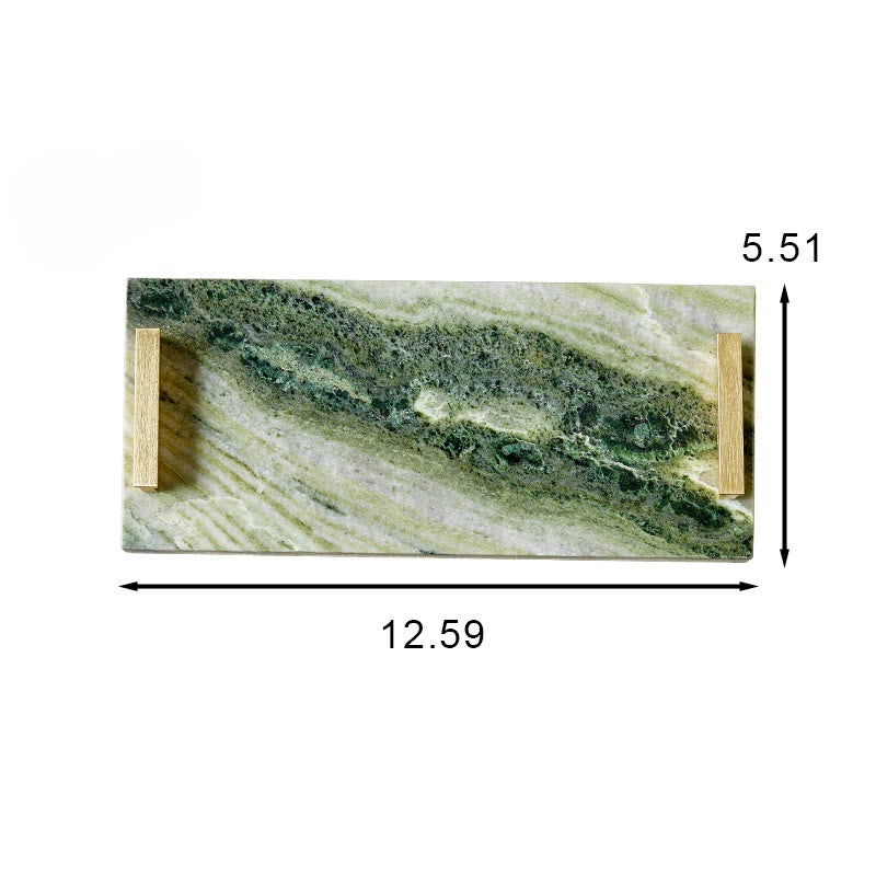 Natural Green Marble Artistic Tray - image 12