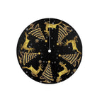 Elegant Golden Glitter Printed Christmas Tree Skirt - image 4