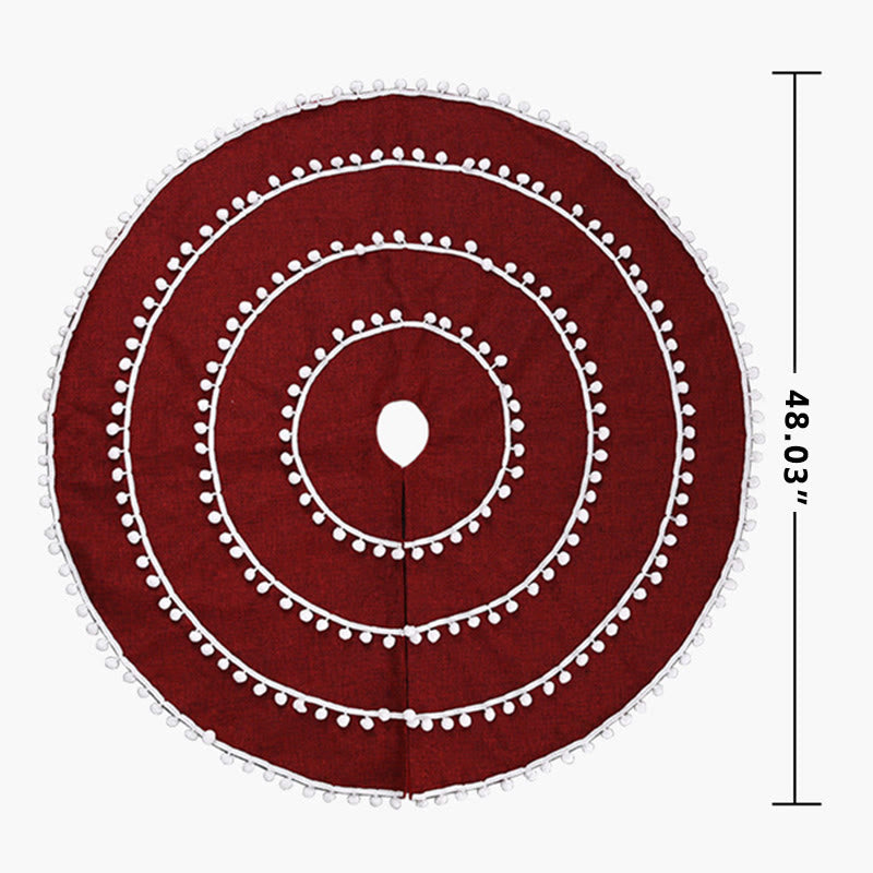 Warm Festive Decor Christmas Tree Skirt - image 10