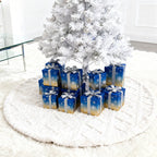 White Woven Pattern Tree Skirt - image 2