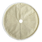 Golden Decorative 3d Embossed Christmas Tree Skirt - image 7