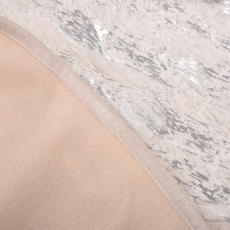 Velvet Patchwork Gold Foil Christmas Tree Skirt - image 6