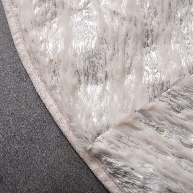 Velvet Patchwork Gold Foil Christmas Tree Skirt - image 8