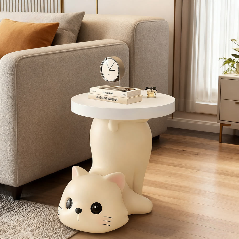 White Cat Chic Side Table - image 3
