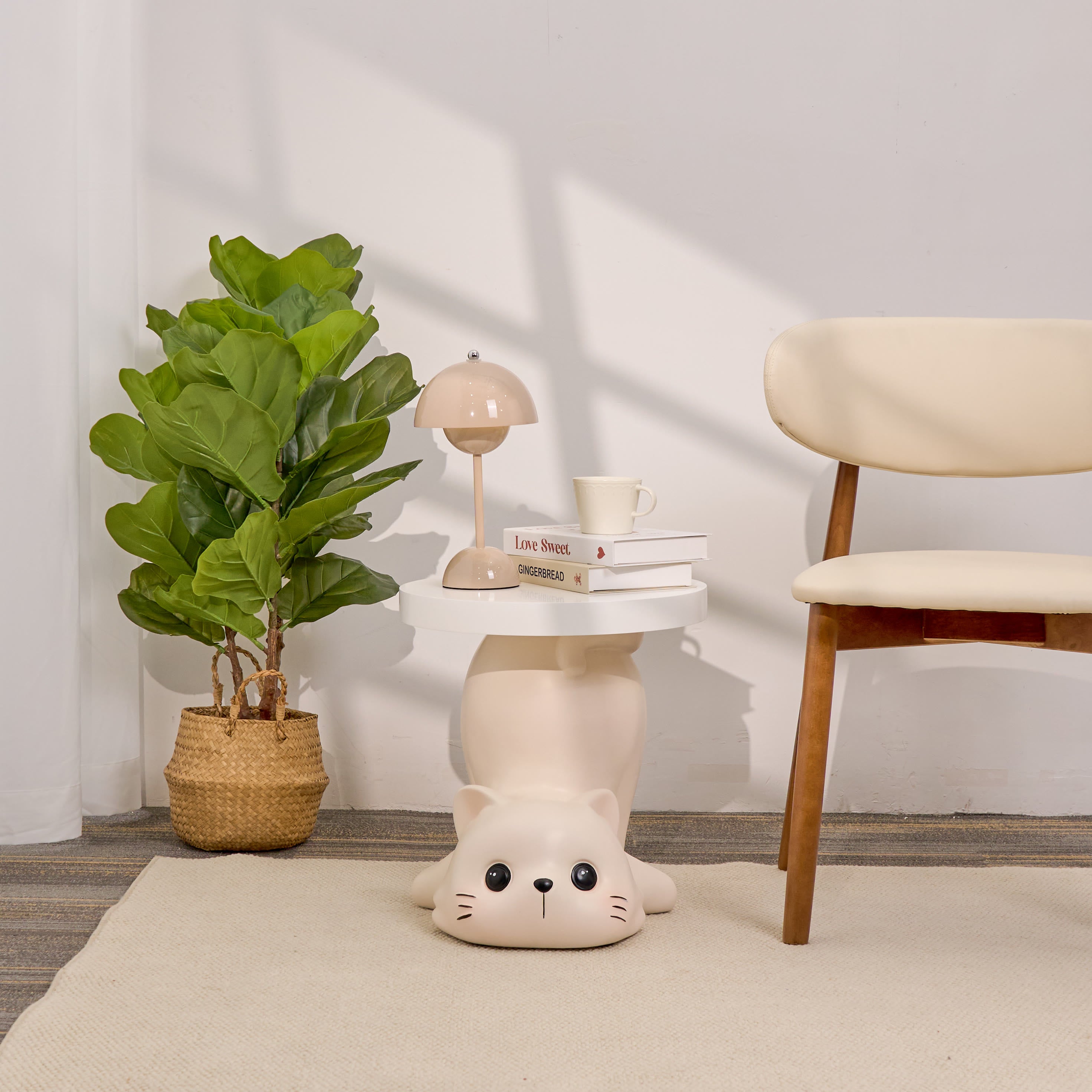 White Cat Chic Side Table - image 10