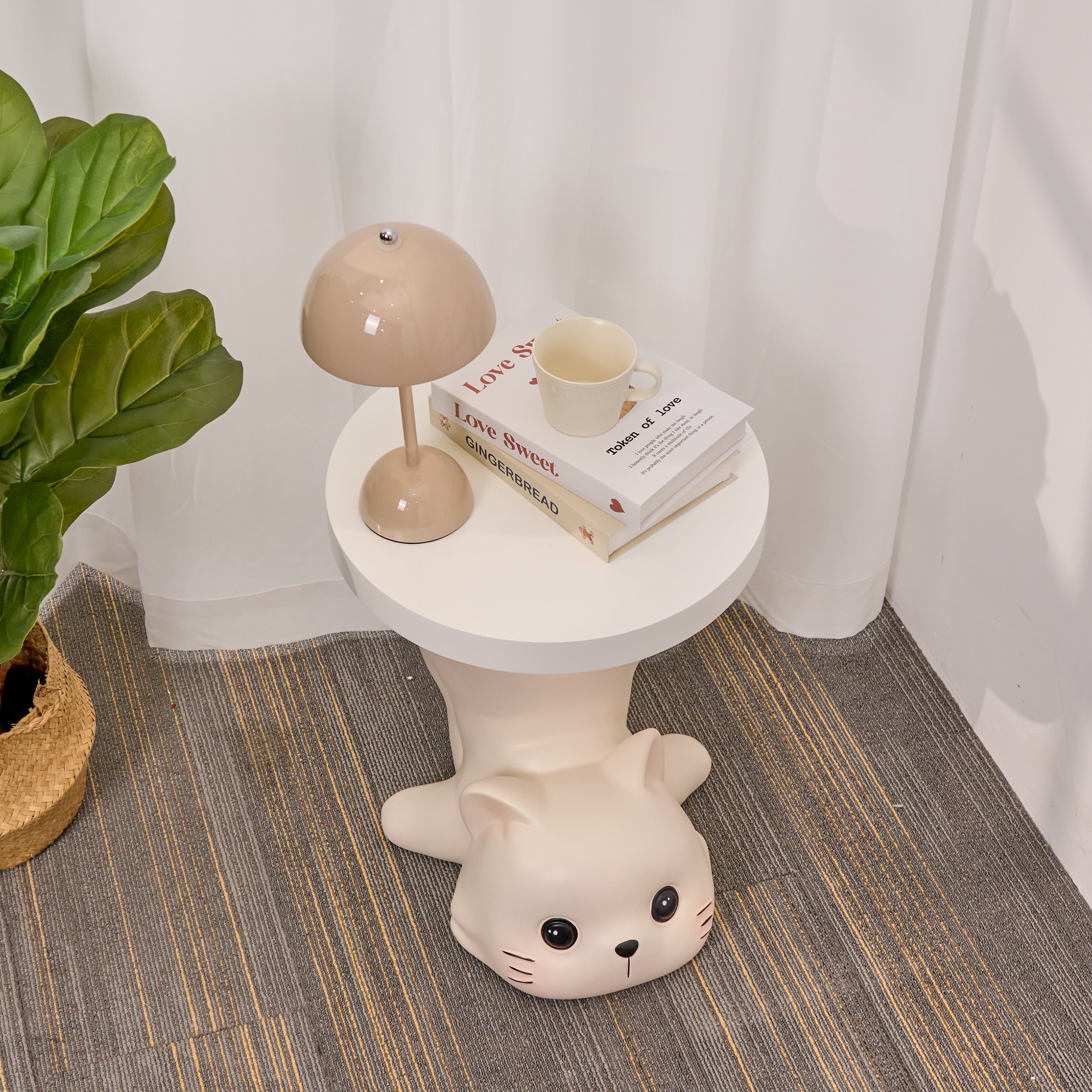 White Cat Chic Side Table - image 9