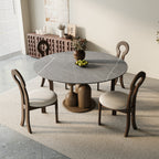 Goblet-shaped Base Round Kitchen Table For 4/6/8 - image 2