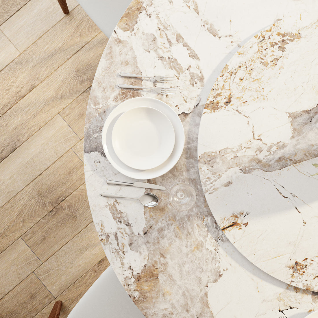 Floral-shape Pedestal Dining Table Pedestal Base Farmhouse Style - image 15