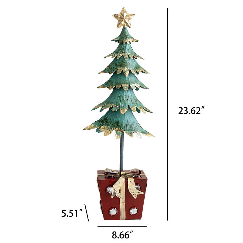 Christmas Tree Ornament With  Gift-box Base - image 7