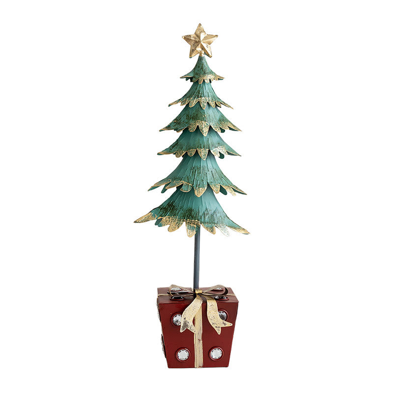 Christmas Tree Ornament With  Gift-box Base - image 6