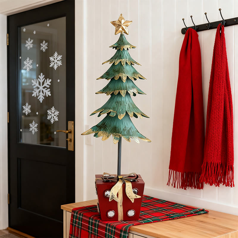 Christmas Tree Ornament With  Gift-box Base - image 1