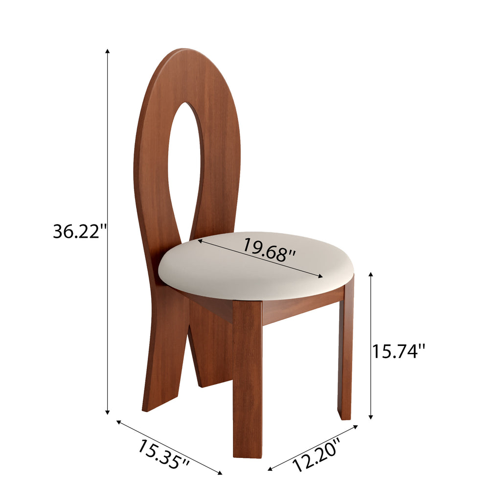 2x/4x/6x Hign-back Dining Chair With Velour Upholstery  - image 13