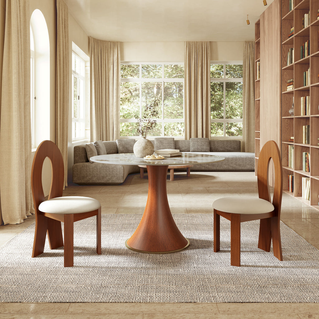 2x/4x/6x Hign-back Dining Chair With Velour Upholstery  - image 1