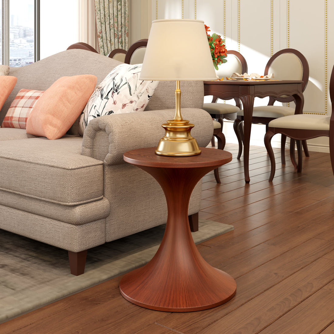 Elegant Waist-shaped Side Table - image 1