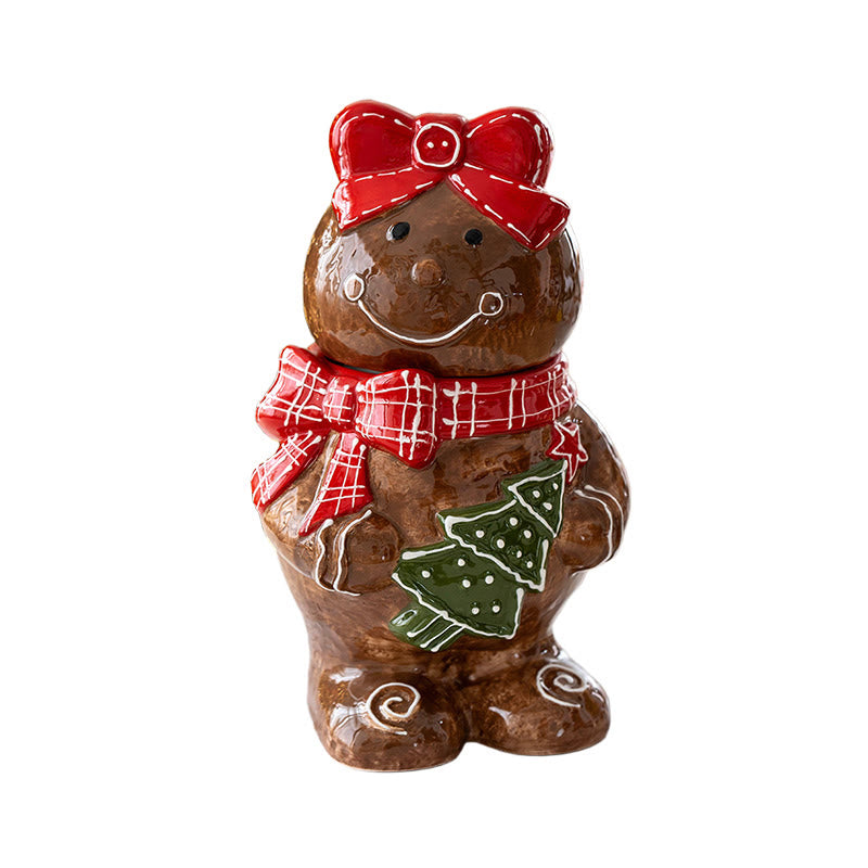 Lovely Gingerbread Man Storage Ornament - image 10