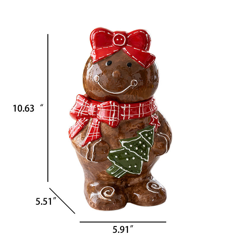 Lovely Gingerbread Man Storage Ornament - image 13