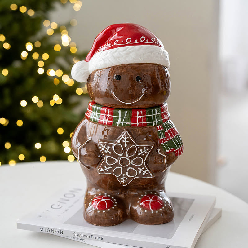 Lovely Gingerbread Man Storage Ornament - image 3