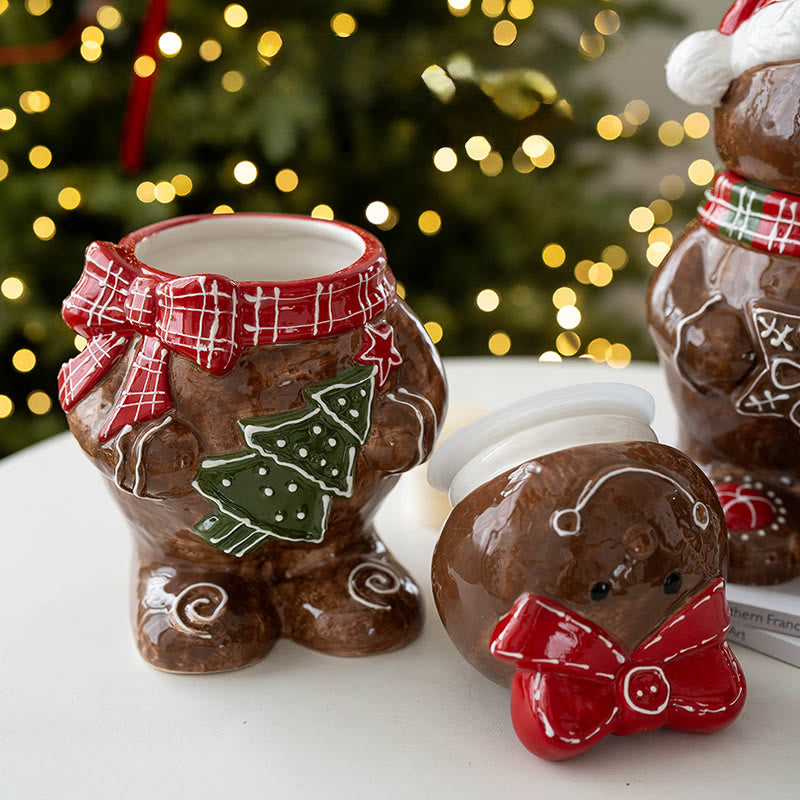 Lovely Gingerbread Man Storage Ornament - image 9