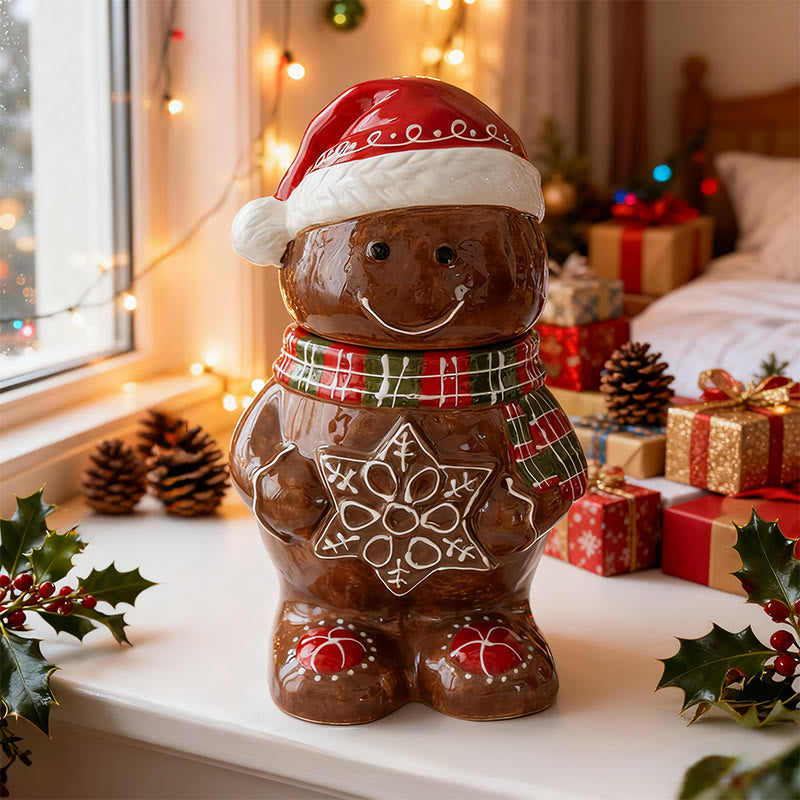 Lovely Gingerbread Man Storage Ornament - Boy - image 7
