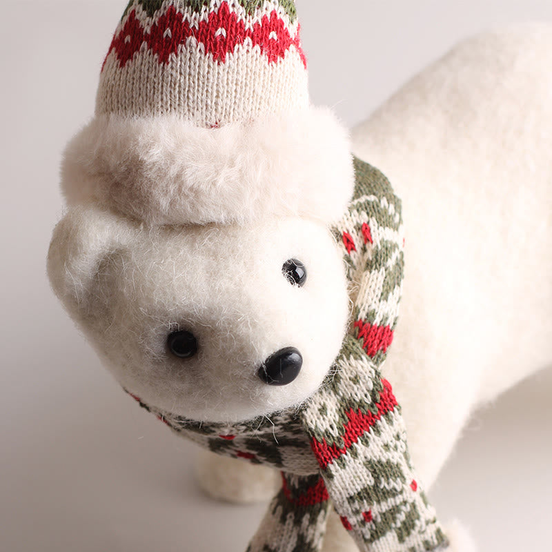 Christmas Polar Bear Decorative Ornaments - image 3