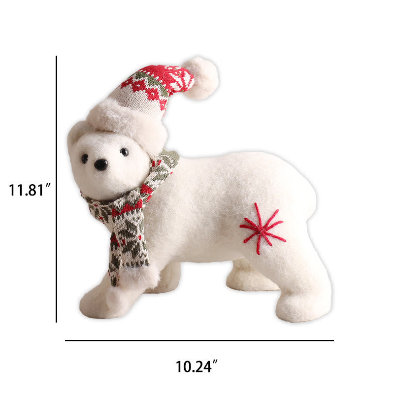 Christmas Polar Bear Decorative Ornaments - image 8